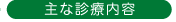 主な診療内容